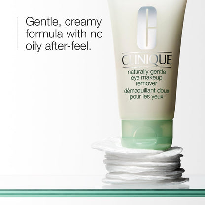 Clinique Naturally Gentle Eye Makeup Remover – Safe for Sensitive Eyes, Oil-Free 2.5 Fl Oz