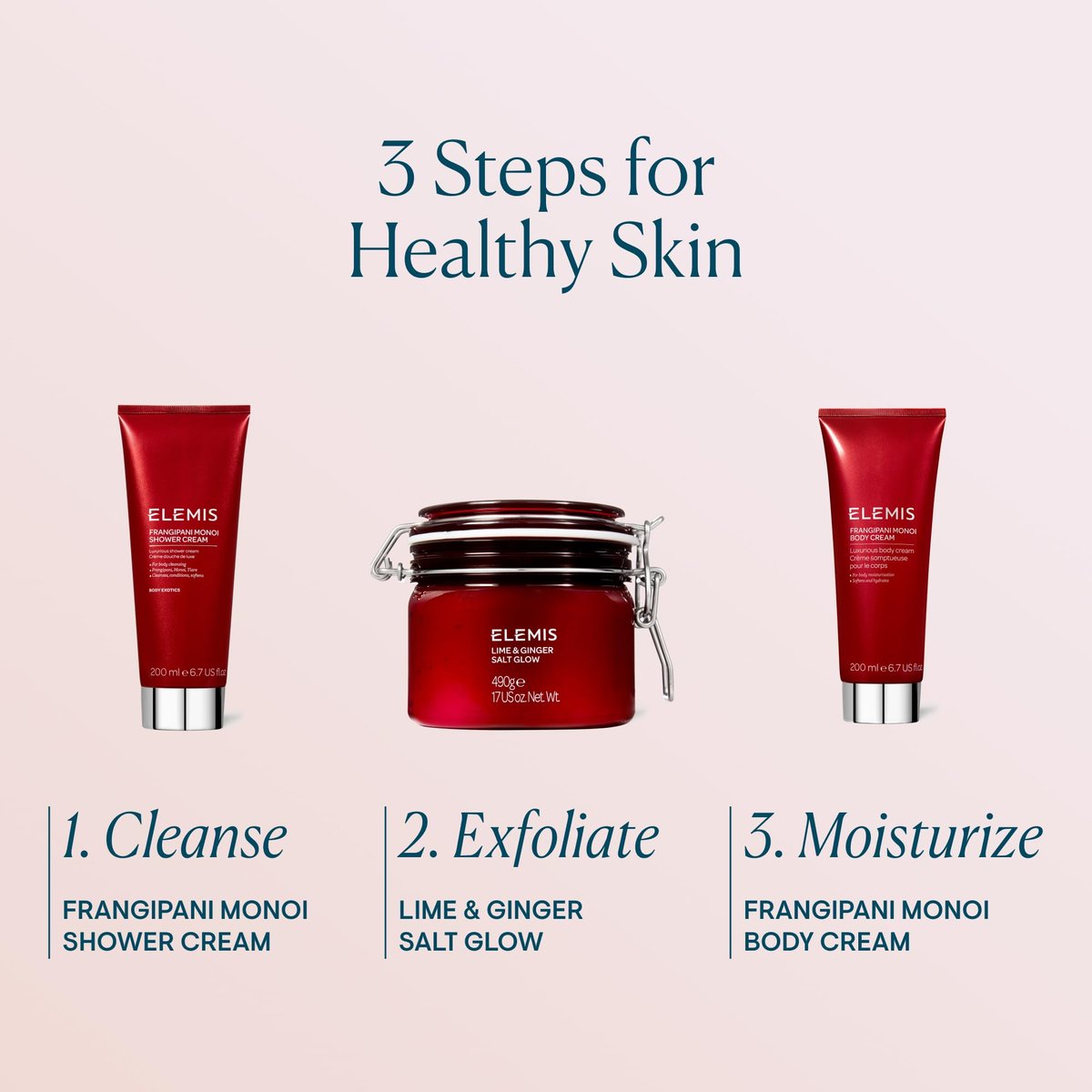 ELEMIS Exotic Lime & Ginger Salt Glow - Invigorating Body Scrub for Silky Smooth Skin, 490g Avelisse