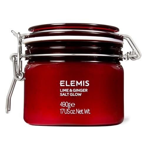 ELEMIS Exotic Lime & Ginger Salt Glow - Invigorating Body Scrub for Silky Smooth Skin, 490g Avelisse