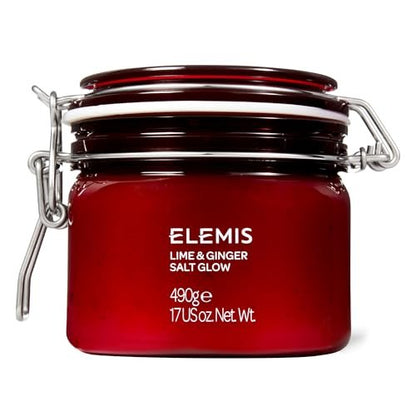 ELEMIS Exotic Lime & Ginger Salt Glow - Invigorating Body Scrub for Silky Smooth Skin, 490g Avelisse
