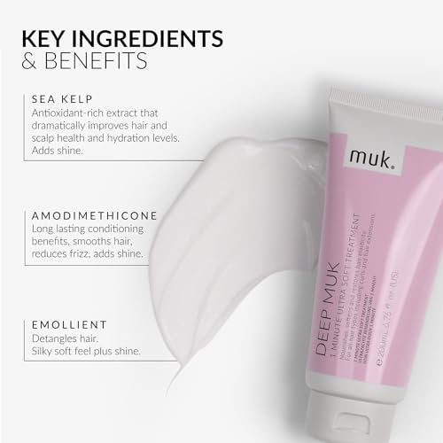 MUK. Deep Muk Ultra Soft 1 Minute Hair Treatment – Nourishing Deep Conditioner for All Hair Types, 200ml - görsel 8