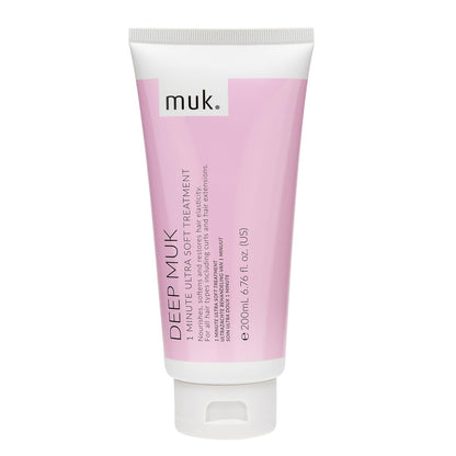 MUK. Deep Muk Ultra Soft 1 Minute Hair Treatment – Nourishing Deep Conditioner for All Hair Types, 200ml