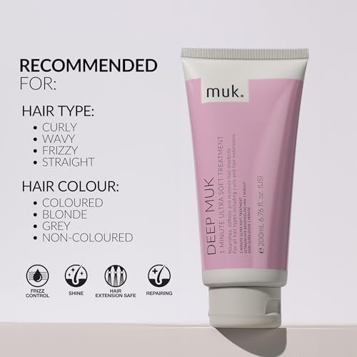 MUK. Deep Muk Ultra Soft 1 Minute Hair Treatment – Nourishing Deep Conditioner for All Hair Types, 200ml - görsel 10