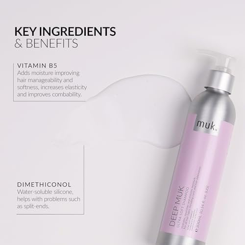MUK. Haircare Deep Ultra Soft Shampoo - 300ml | Moisturizing & Nourishing Formula - görsel 8