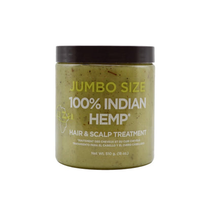 Kuza 100% Indian Hemp Hair & Scalp Treatment – Jumbo Size 18 oz for Dry Hair & Scalp Health