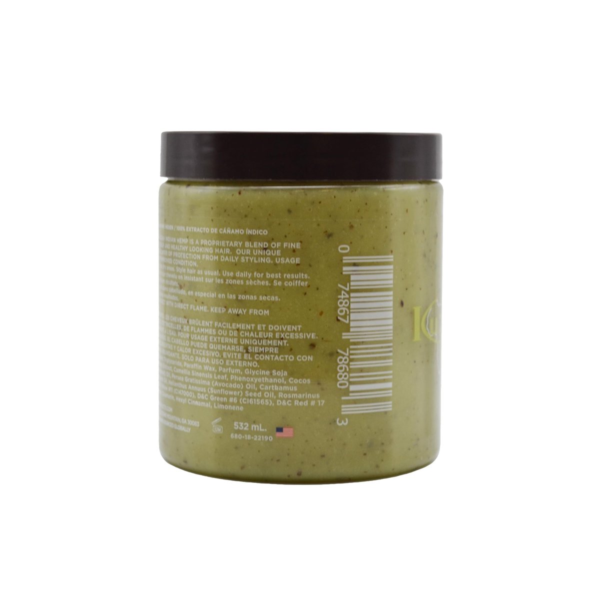 Kuza 100% Indian Hemp Hair & Scalp Treatment – Jumbo Size 18 oz for Dry Hair & Scalp Health - görsel 7