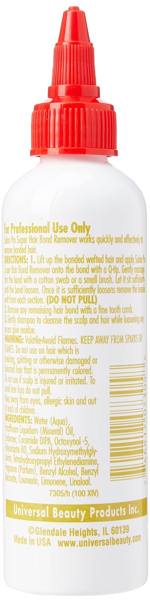 Salon Pro Exclusives Professional Super Hair Bonding Remover Lotion, 4 oz - görsel 3