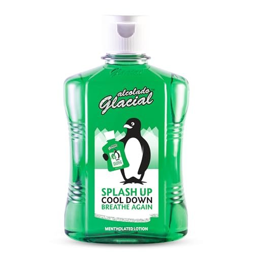 Alcolado Glacial Mentholated Splash Lotion - 16 oz | Refreshing After-Shave & Body Splash Avelisse