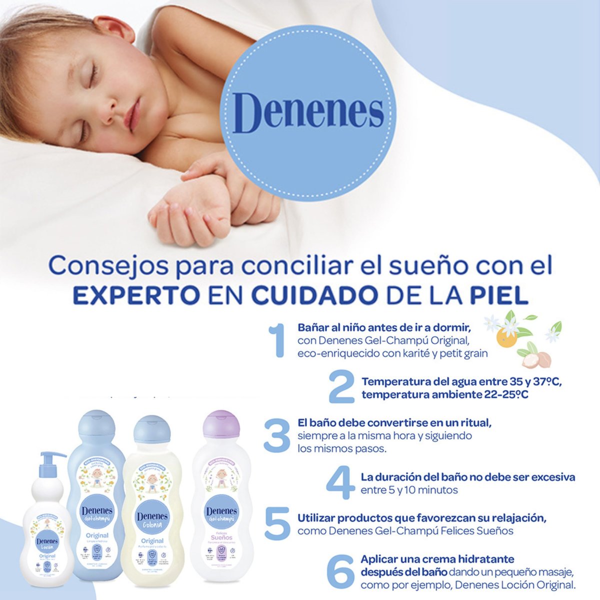 Denenes Baby Cologne 20.3 fl oz / 600ml – Gentle Fragrance for Babies Avelisse