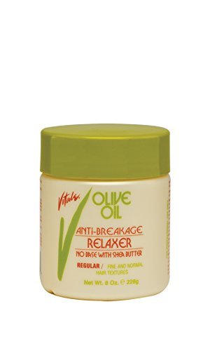 Vitale VN32 Olive Oil No Base Relaxer Regular, 8 oz - Anti-Breakage Hair Strengthening Treatment - görsel 2