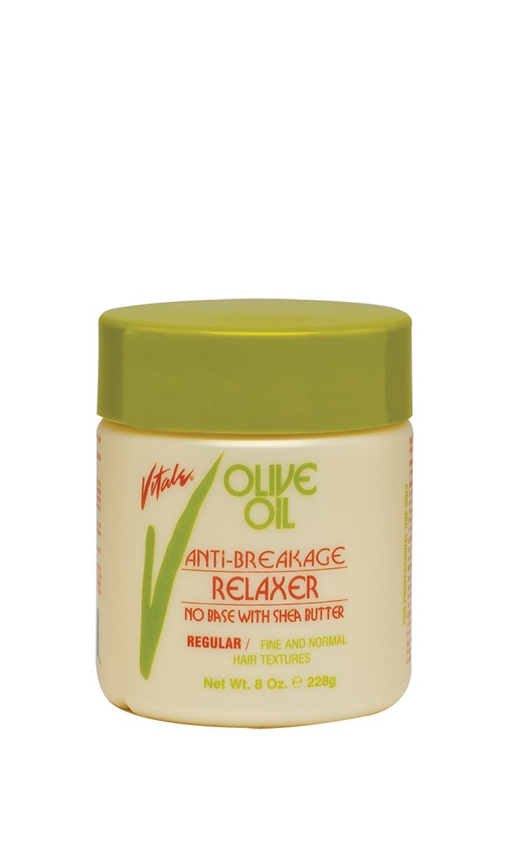 Vitale VN32 Olive Oil No Base Relaxer Regular, 8 oz - Anti-Breakage Hair Strengthening Treatment - görsel 1