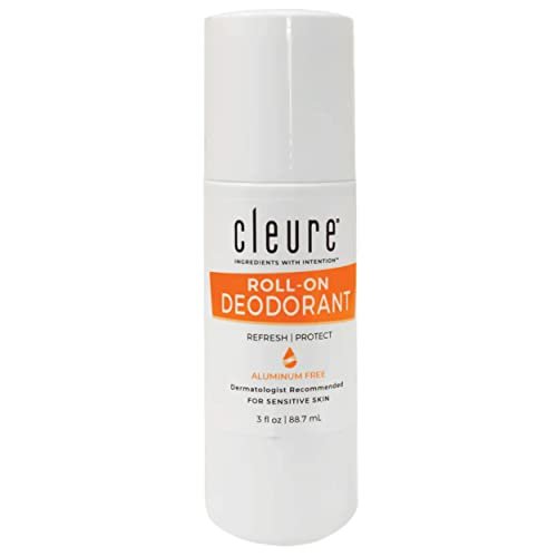 Cleure Natural Roll-On Deodorant for Sensitive Skin - Aluminum Free, Baking Soda Free, Fragrance Free - 24 Hour Odor Control - 3 oz - görsel 2