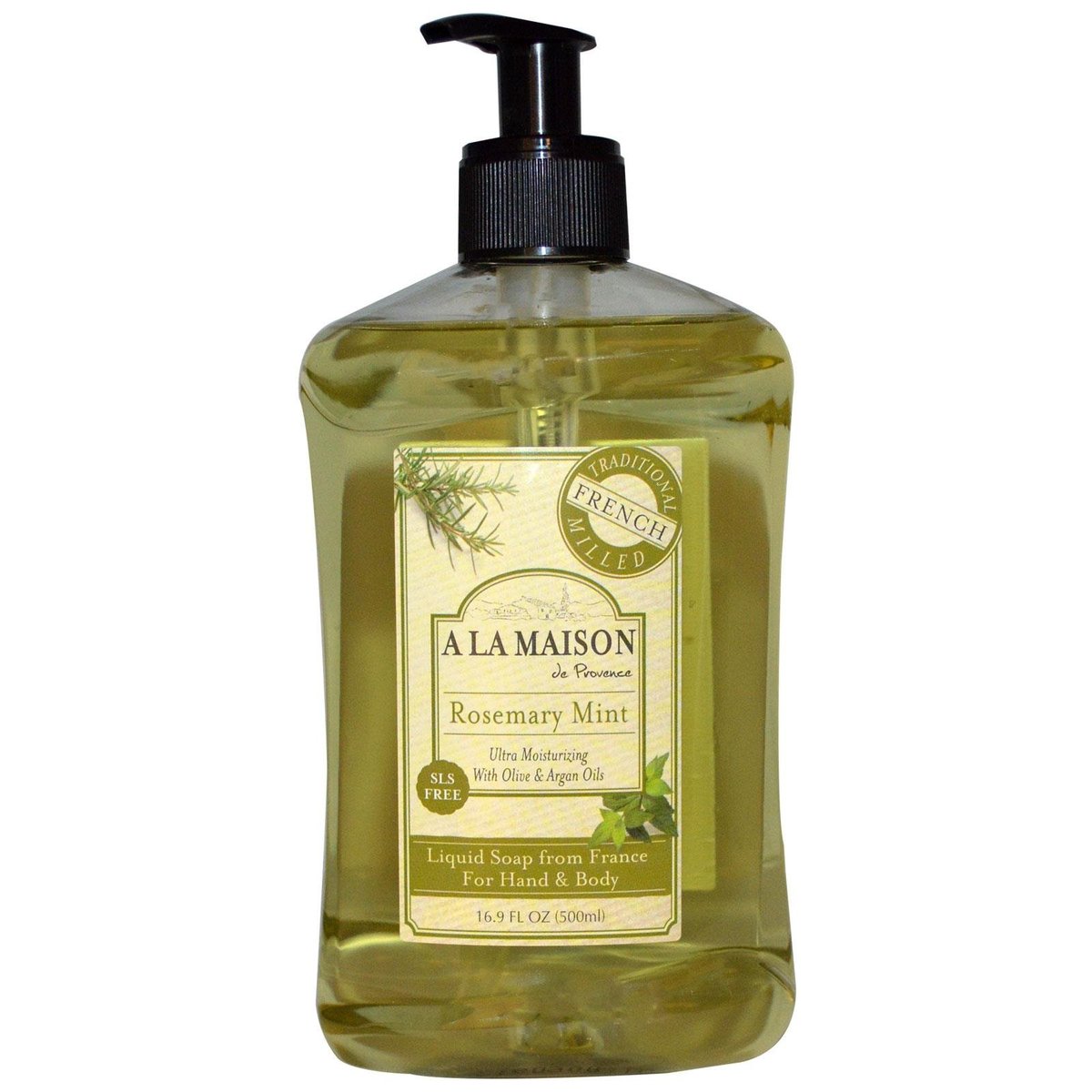 A La Maison French Rosemary Mint Liquid Hand Soap, 16.9 fl oz - görsel 1