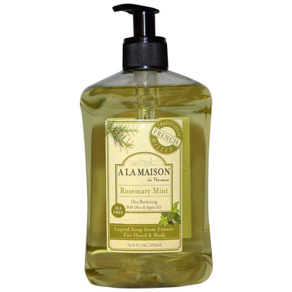 A La Maison French Rosemary Mint Liquid Hand Soap, 16.9 fl oz
