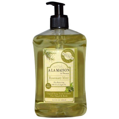 A La Maison French Rosemary Mint Liquid Hand Soap, 16.9 fl oz