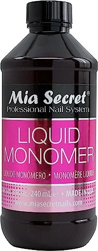Mia Secret Professional Acrylic Liquid Monomer - 8 oz (240 ml) for Acrylic Nail System
