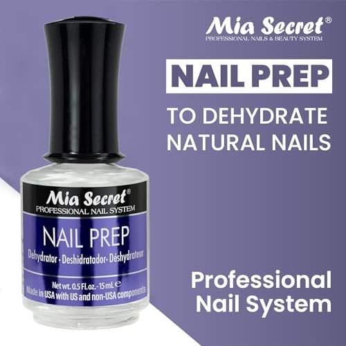 Mia Secret Professional Acid Free Natural Nail Prep Dehydrator, 15ml - Enhanced Bonding for Acrylic and Gel Nail Polish - görsel 10