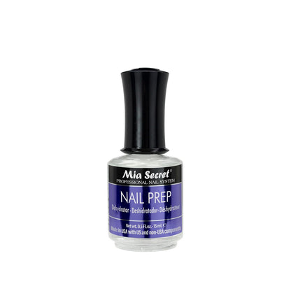 Mia Secret Professional Acid Free Natural Nail Prep Dehydrator, 15ml - Enhanced Bonding for Acrylic and Gel Nail Polish