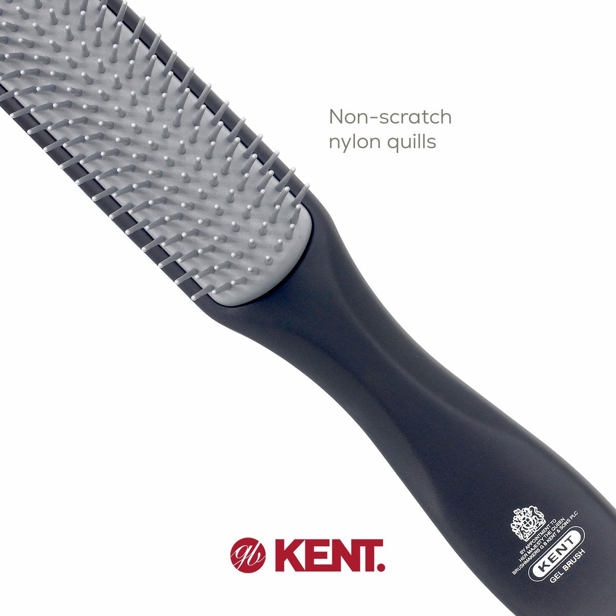 Kent KFM3 Gel Styling Hair Brush for Men – Ionic Anti-Static, Detangling & Smoothing for Short to Medium Hair Avelisse