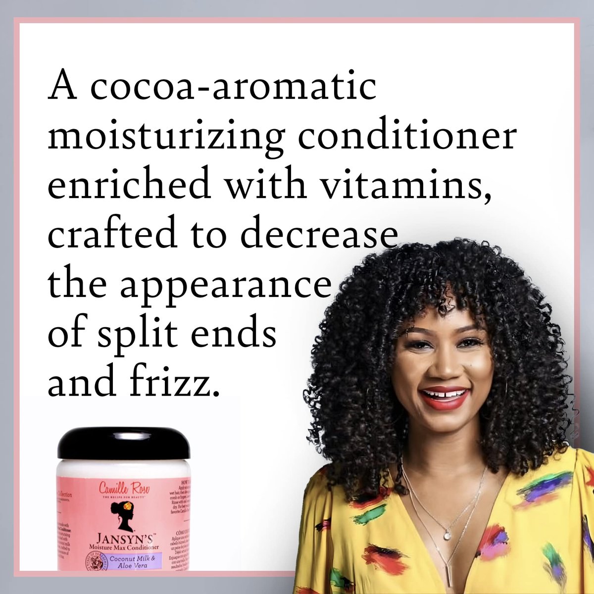 Camille Rose Jansyn’s Moisture Max – Restores Softness & Shine: Revives dull, lifeless hair, enhancing natural – Image 4