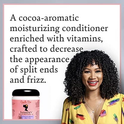 Camille Rose Jansyn’s Moisture Max – Frizz Control: Smooths the cuticle to tame flyaways and frizz, even in humid – Image 3
