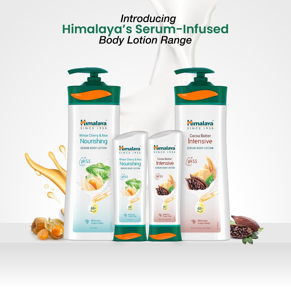 Himalaya Cocoa Butter Intensive Body Lotion for Extra Dry Skin, 13.53 oz (400ml) - görsel 13