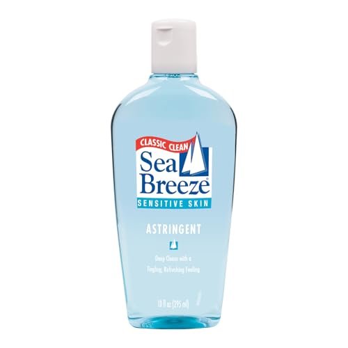 Sea Breeze Astringent Sensitive Skin - Facial Cleanser with Natural Oils for Deep Pore Cleansing and Acne Control - 10 oz - görsel 1