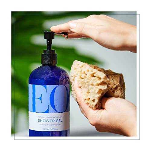EO French Lavender Shower Gel - 16 oz Body Wash with Essential Oils for Men and Women - görsel 16