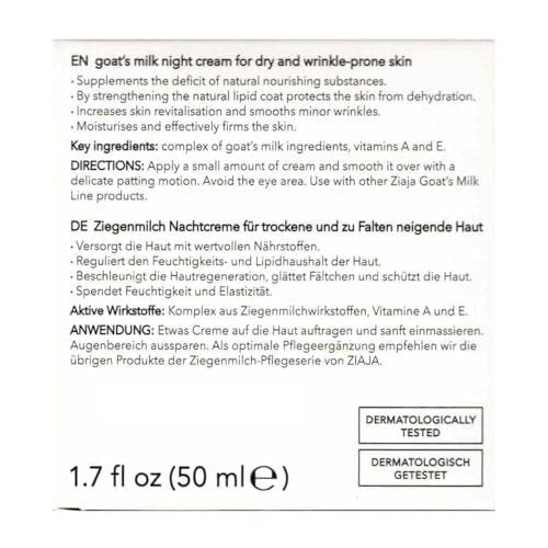 Ziaja Goat's Milk Night Cream - Nourishing Face Cream for Overnight Repair - görsel 5
