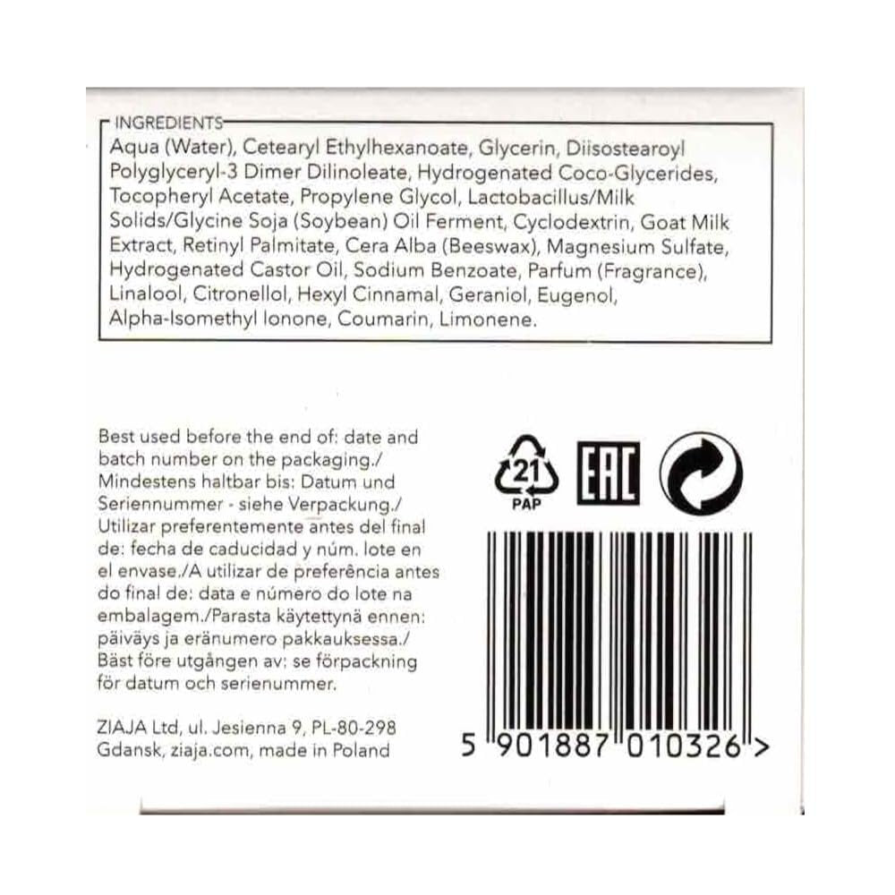 Ziaja Goat's Milk Night Cream - Nourishing Face Cream for Overnight Repair - görsel 12