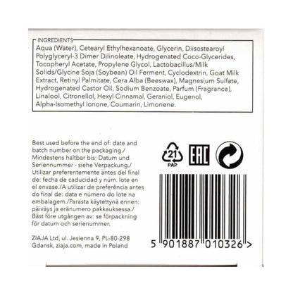 Ziaja Goat's Milk Night Cream - Nourishing Face Cream for Overnight Repair