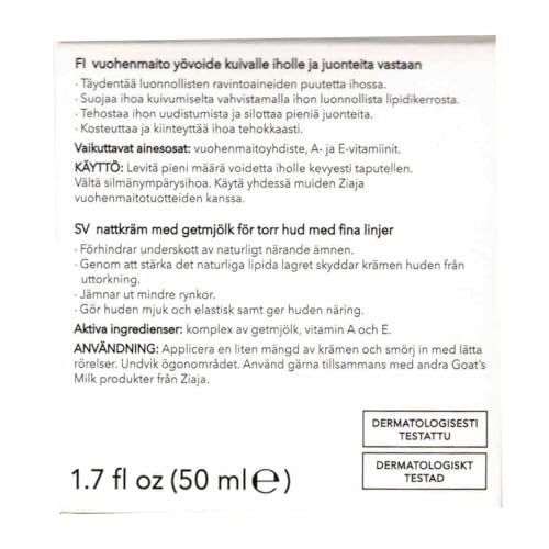 Ziaja Goat's Milk Night Cream - Nourishing Face Cream for Overnight Repair - görsel 9