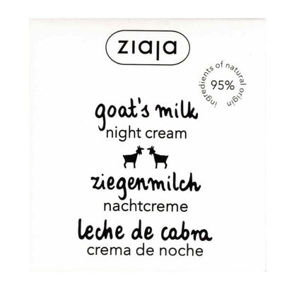 Ziaja Goat's Milk Night Cream - Nourishing Face Cream for Overnight Repair