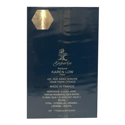 Karen Low Pure Blue Eau de Toilette for Men - 3.4 oz Avelisse