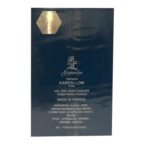 Karen Low Pure Blue Eau de Toilette for Men - 3.4 oz Avelisse