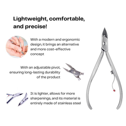 Professional Cuticle Nipper MUNDIAL 777 – Stainless Steel Manicure & Pedicure Trimmer Avelisse