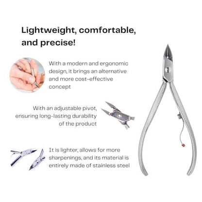 Professional Cuticle Nipper MUNDIAL 777 – Stainless Steel Manicure & Pedicure Trimmer Avelisse
