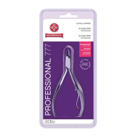Professional Cuticle Nipper MUNDIAL 777 – Stainless Steel Manicure & Pedicure Trimmer Avelisse