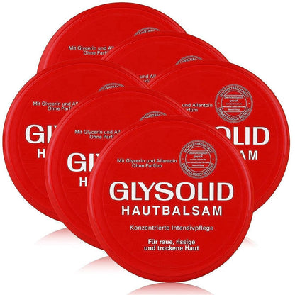 Glysolid Glycerin Cream for Skin - 3.38 oz (Pack of 6) - Intensive Moisturizer for Dry Skin Avelisse