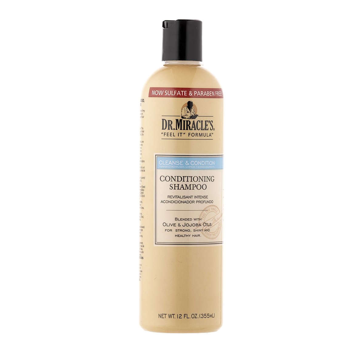 Dr. Miracle's Conditioning Shampoo - 12 oz for Healthier Hair and Scalp - görsel 1