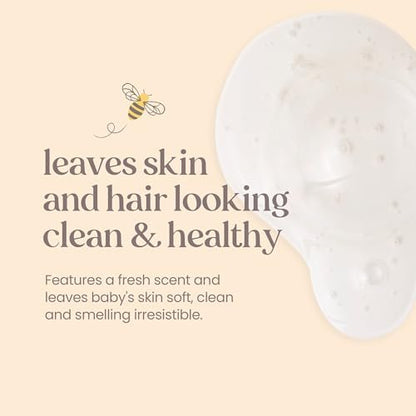 Burt's Bees Baby Shampoo & Wash, Tear Free, Original, 12 Ounce (Pack of 3) Avelisse