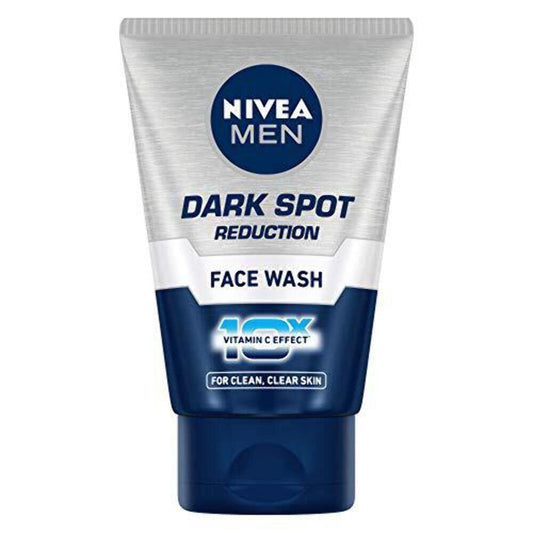NIVEA Men Dark Spot Reduction Face Wash with 10x Whitening, 100ml