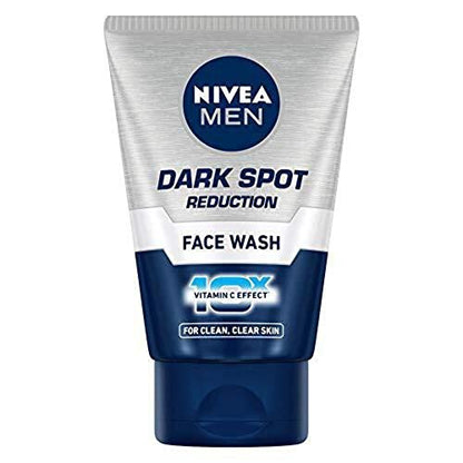NIVEA Men Dark Spot Reduction Face Wash with 10x Whitening, 100ml