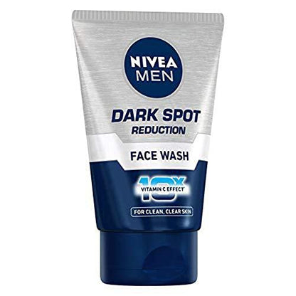 NIVEA Men Dark Spot Reduction Face Wash with 10x Whitening, 100ml