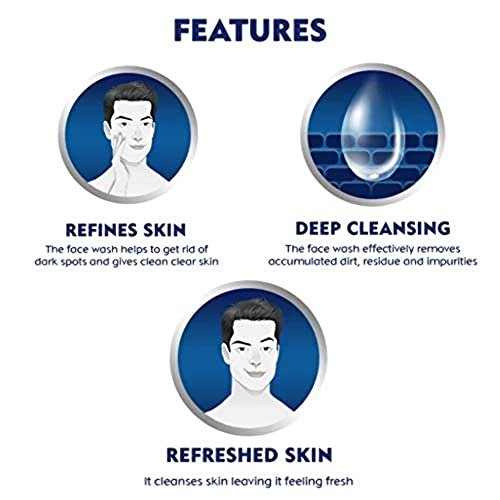 NIVEA Men Dark Spot Reduction Face Wash with 10x Whitening, 100ml - görsel 14