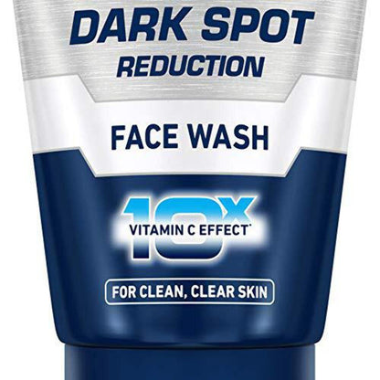 NIVEA Men Dark Spot Reduction Face Wash with 10x Whitening, 100ml