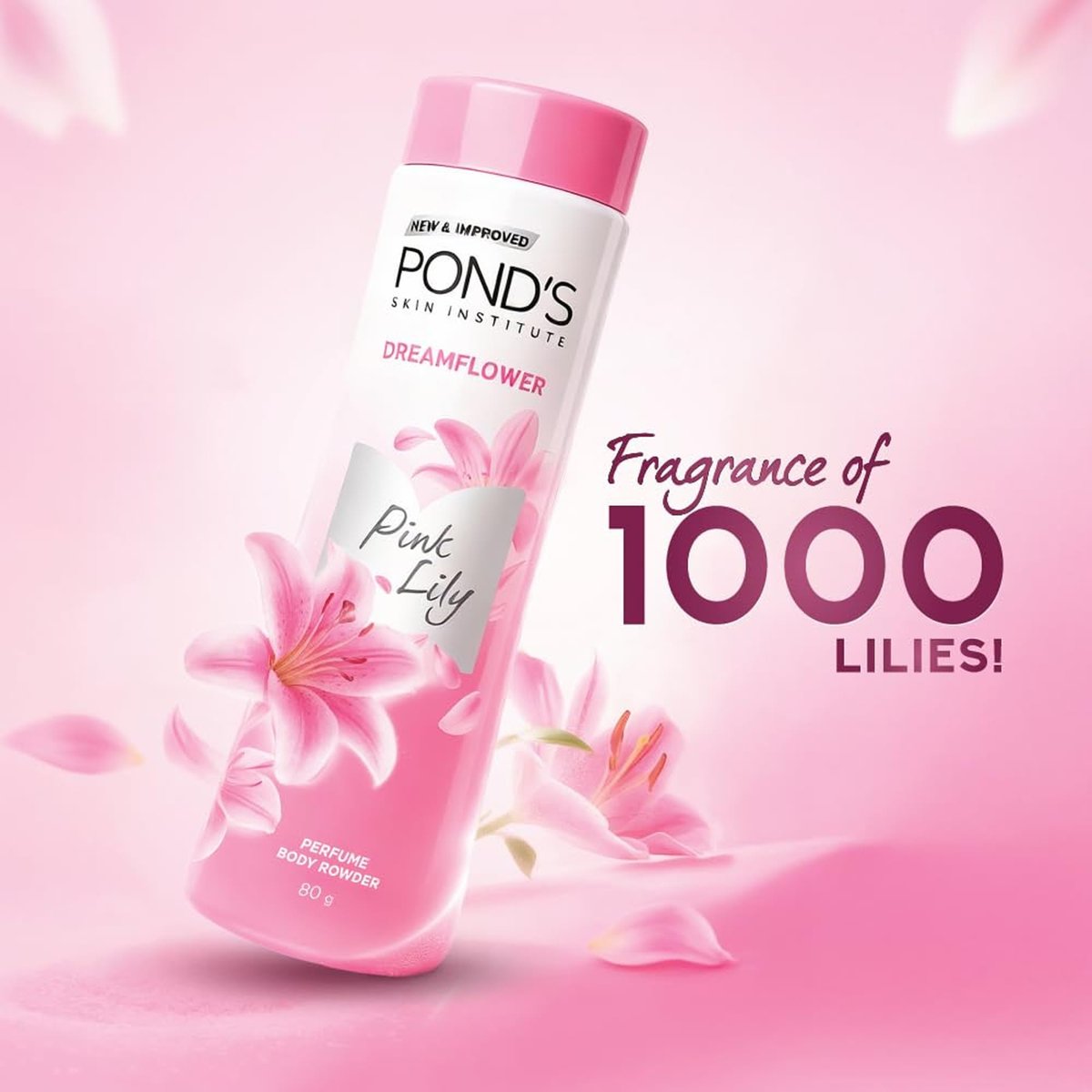 Pond's Dream Flower Magic Talc - 80g (3.52 oz) Dusting Powder for Soft, Fragrant Skin - görsel 7