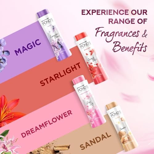 Pond's Dream Flower Magic Talc - 80g (3.52 oz) Dusting Powder for Soft, Fragrant Skin - görsel 18