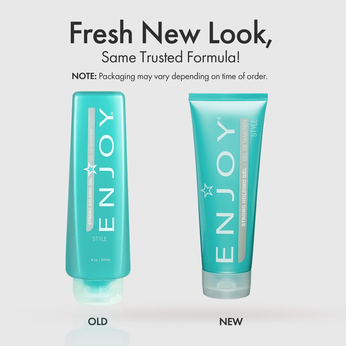 Enjoy Strong Holding Gel – Alcohol-Free Styling Gel with Medium to Strong Hold & Volume Boost, 8 oz Avelisse