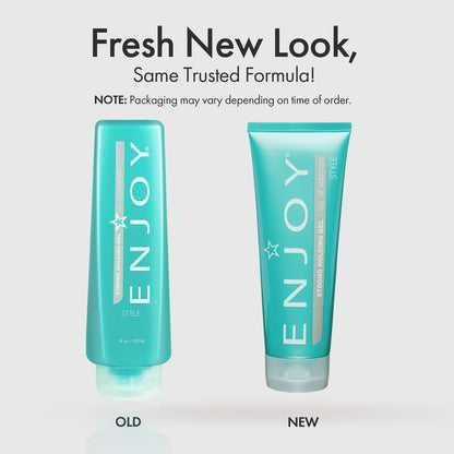 Enjoy Strong Holding Gel – Alcohol-Free Styling Gel with Medium to Strong Hold & Volume Boost, 8 oz Avelisse